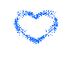 Animated Blue Heart