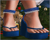 Blue Sandals Mila