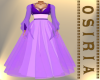 Gown Long Purple-Rose
