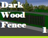 Dark Wood Fence 1