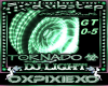 Green Tornado dj light