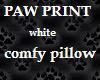 PawPrint Comfy Pillow(W)