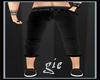 G|Black Roll Up Jeans