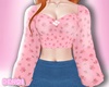 Pink Poof Floral Blouse