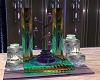 bright/peacock fountain
