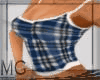 Plaid country tank top