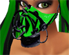 green industrial mask