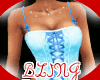 sexy blue corset