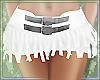 ۞ Fringe Skirt White