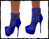 BLUE Spike Boots
