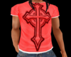 Coral Cross T-Shirt 