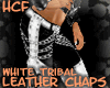 HCF White Tribal Chaps F