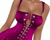 Magenta Corset Dress