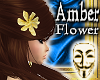 Hair Flower *Amber*