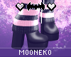 🌙 Pink Str Swtr Boots