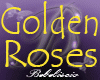 Golden Roses Hairflower