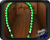 H | Green Beads