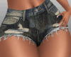 Camo Denim Short