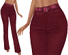 TF* Belted Pants in wine