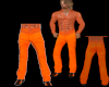 M Orange Pants