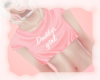 A: Daddys girl pink top