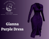 Gianna Purple Dress