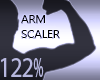 Arm Width Scaler 122%