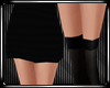 Black Skirt + Stockings