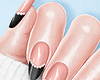 🤍Coquette Black Nails