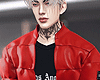 金 Coat Puffer Red