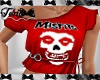 MISFITS Red Punk Shirt