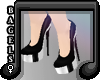 :B)Glossy.Shoes blk+wht