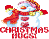 Snowman christmas hugs