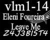 Eleni Foureira-Leave Me