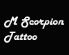M Scorpion Tattoo
