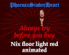Nix floor light red anim