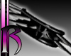 PVC Spiked Legbands R/L