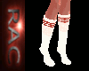 red striped tube socks