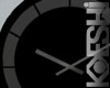 Black Minimal Clock