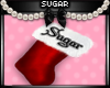 Sugar Stocking Sticker