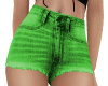 Green Denim Shorts RLS