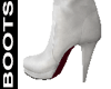 - Boots, White Leather