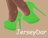 Neon Green Heels