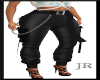 [JR]Black Cargo Pants