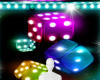 Game dice background