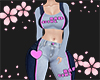 Bad Girl Heart Pink Set