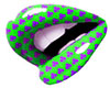 IY-GREEN LIPS Sticker