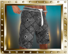 HERA BLK/WHT BOARDSHORTS