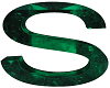 Letter S in Green