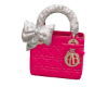 CD Lady bag hot pink